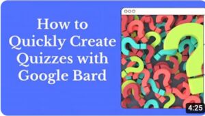 Thumbnail for Richard Byrne's video on Google Bard